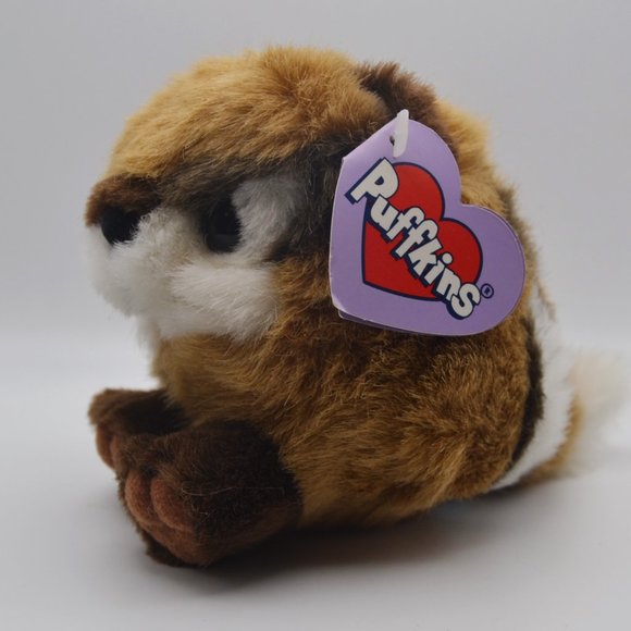 Scooter the Chipmunk Puffkins by Swibco Sty6688 Bean Bag Plush - Picture 3 of 8